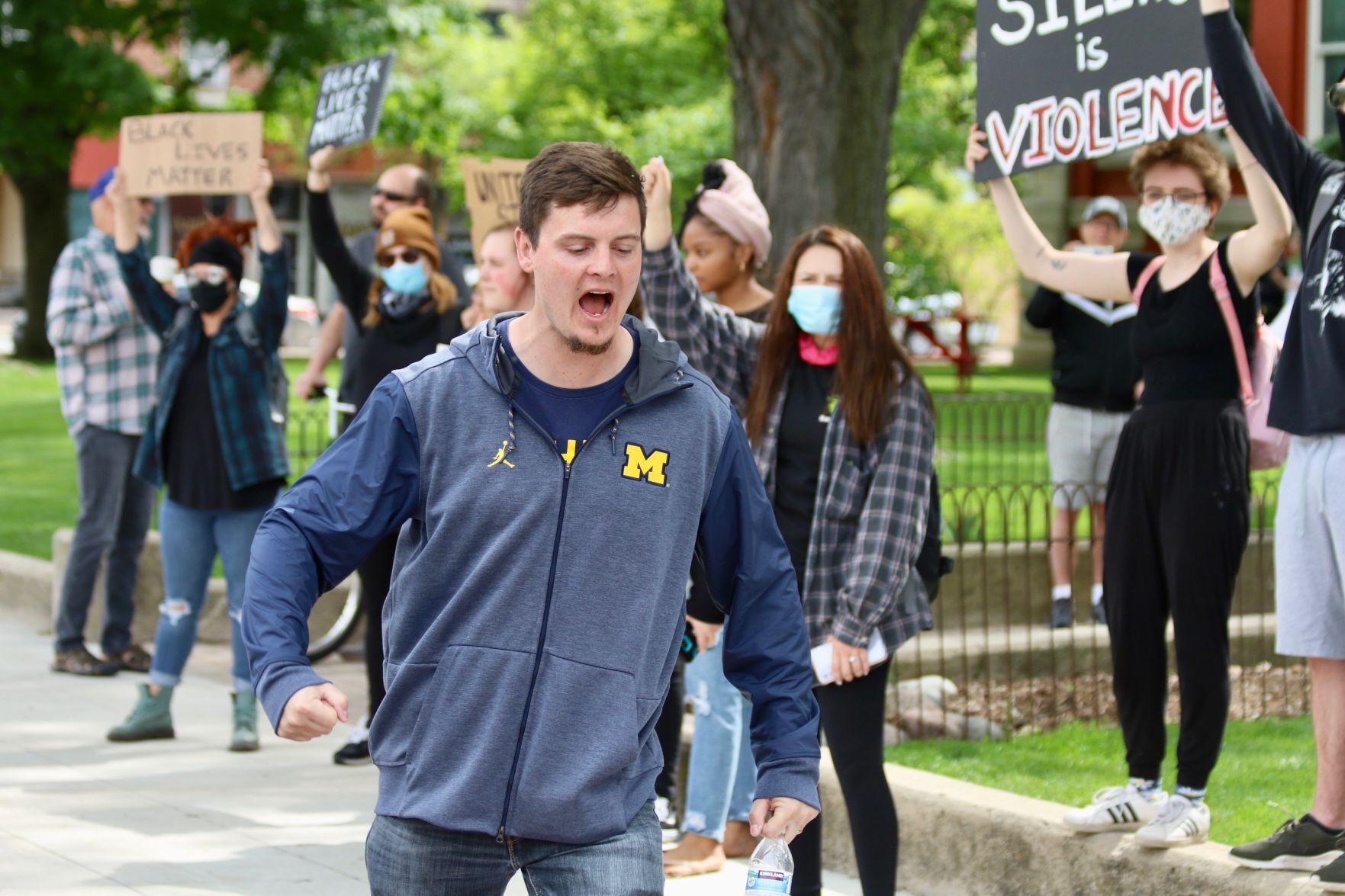 Crown Point protest